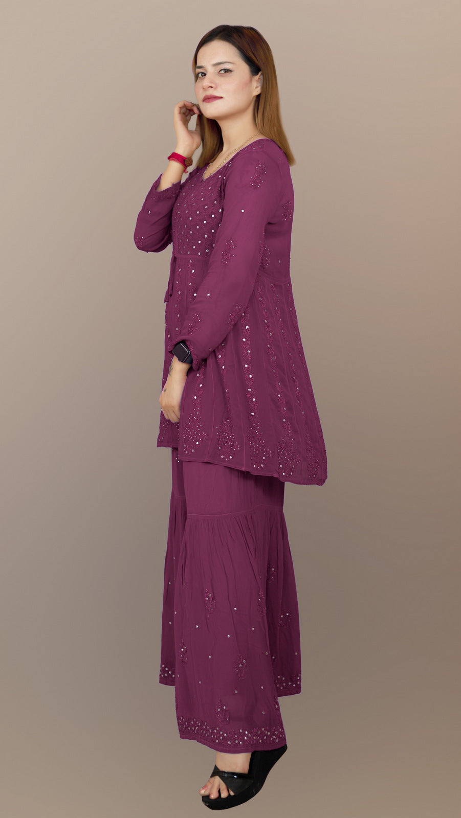 Ruhani Viscose kurta set with dupatta