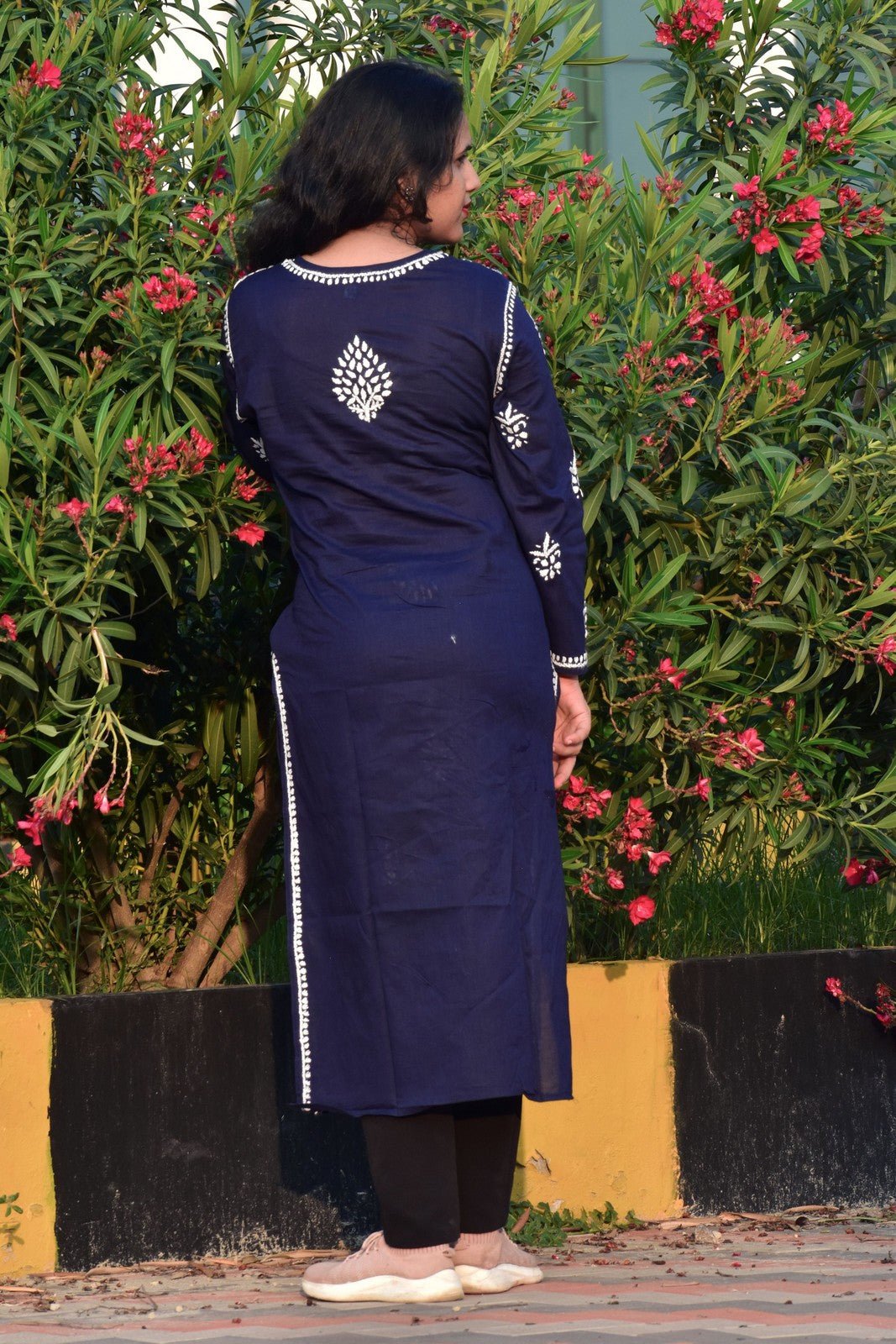 Krisha Cotton Chikankari Kurta - ROYAL CHIKAN CREATION™